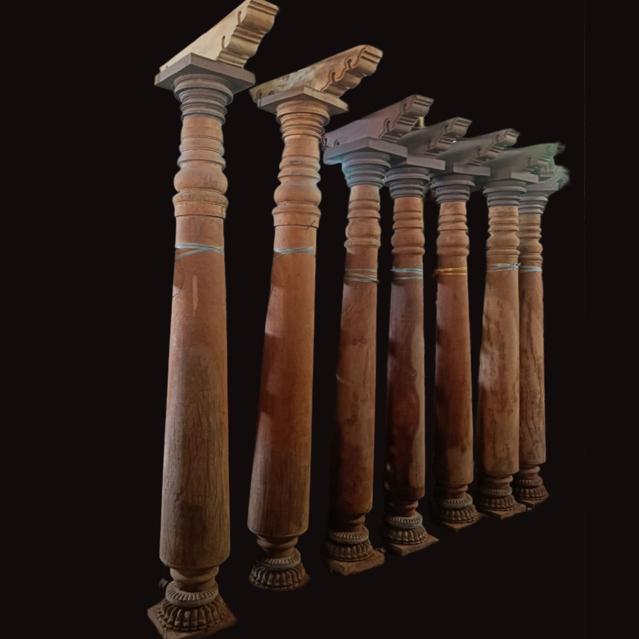 Wooden Pillars